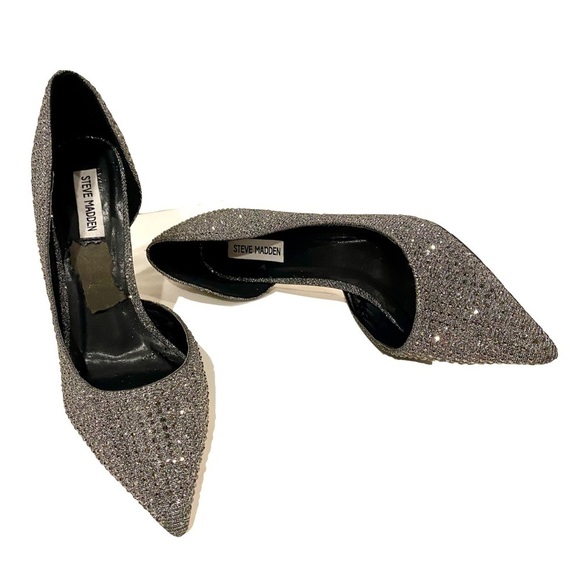 Steve Madden Beautiful Bling Stiletto heels Size 11 - Picture 1 of 14